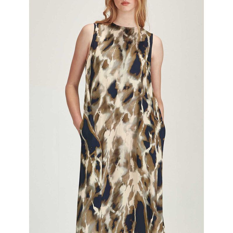 Caroline Sills Dakota Print Dress image number 2